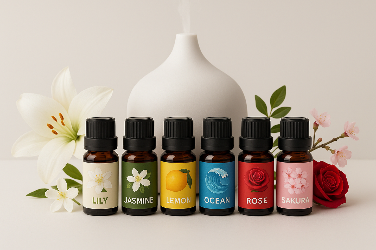 Kominek™ – Designerski Dyfuzor Zapachowy z Efektem Żywego Płomienia